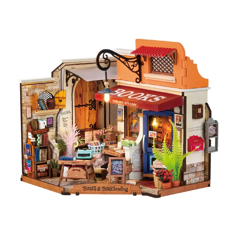 Corner Bookstore - Captivating DIY Miniature House - Image 2
