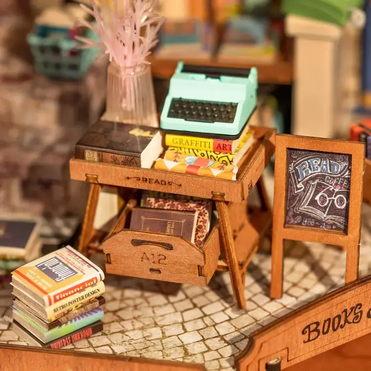 Book selection area inside the Rolife Corner Bookstore offering a wide range of bestsellers.