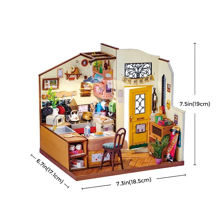 Cozy Kitchen - Delightful DIY Miniature House Kit - Image 5