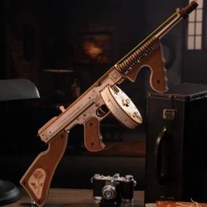 Thompson Submachine Gun - Riveting Toy 3D Wooden Puzzle