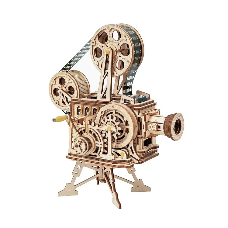 Vitascope Movie Projector - Unique 3D Wooden Puzzle - Image 2