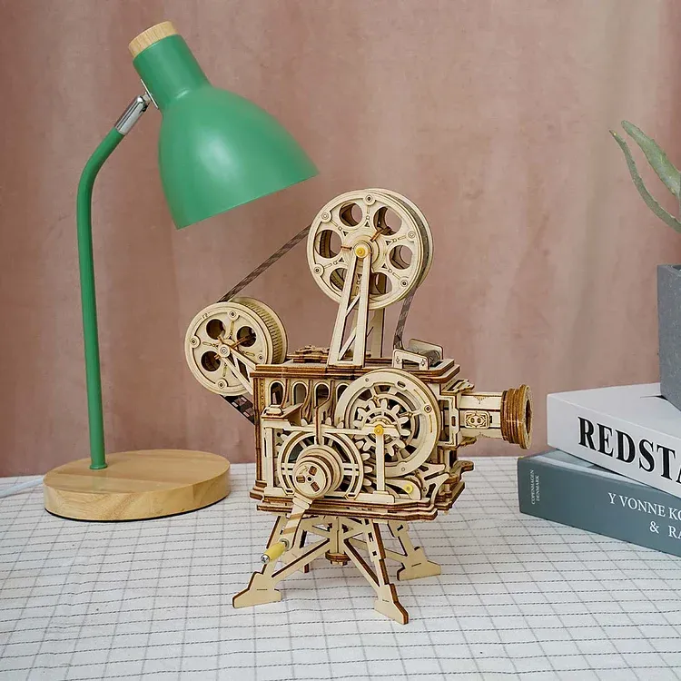 Vitascope Movie Projector - Unique 3D Wooden Puzzle